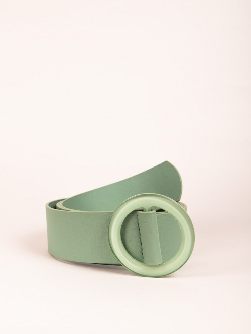 Cinturón liso trendy mujer Verde