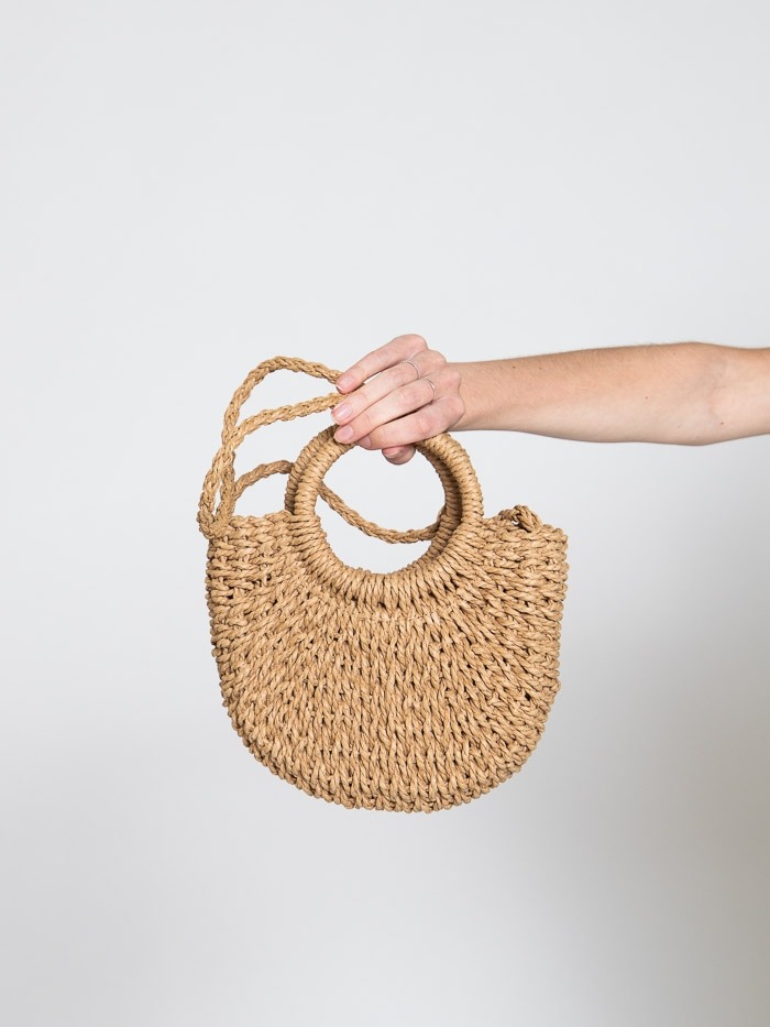 raffia small bag