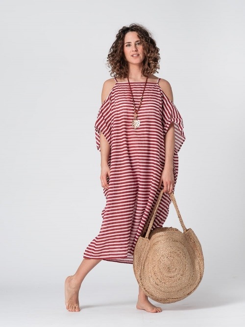 KAFTAN TIRANTE RAYA PLAYA Burdeos