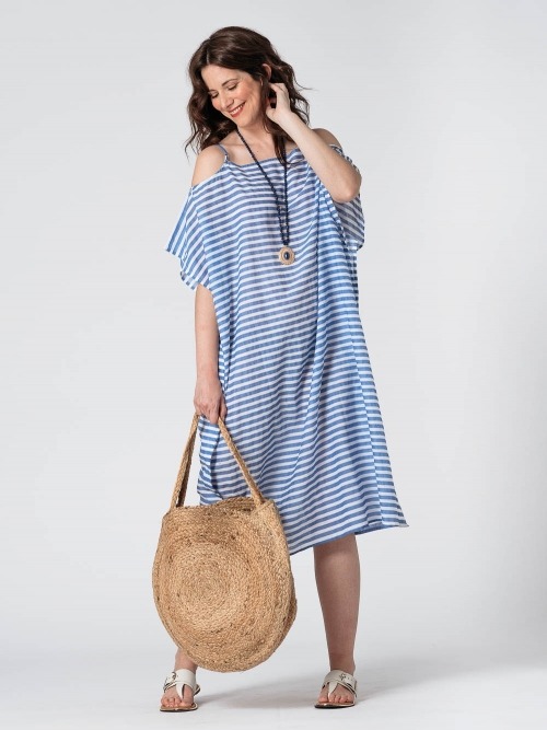 KAFTAN TIRANTE RAYA PLAYA Blue