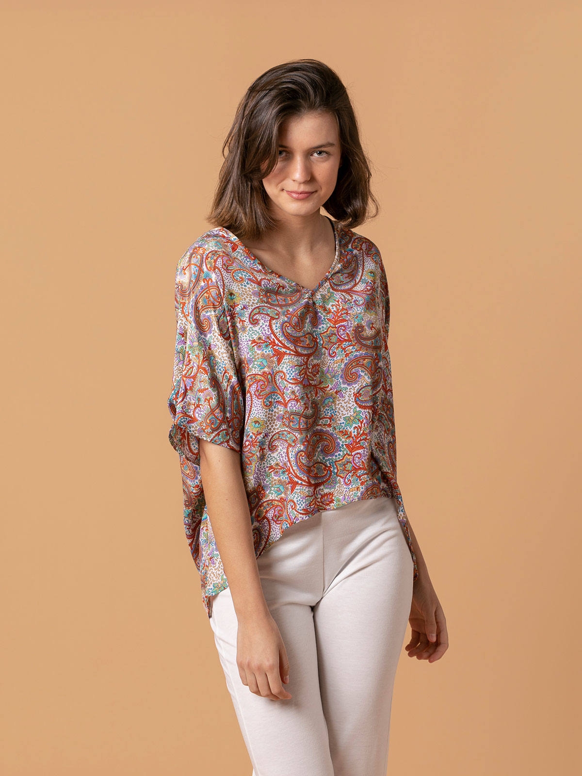 blusa multicolor