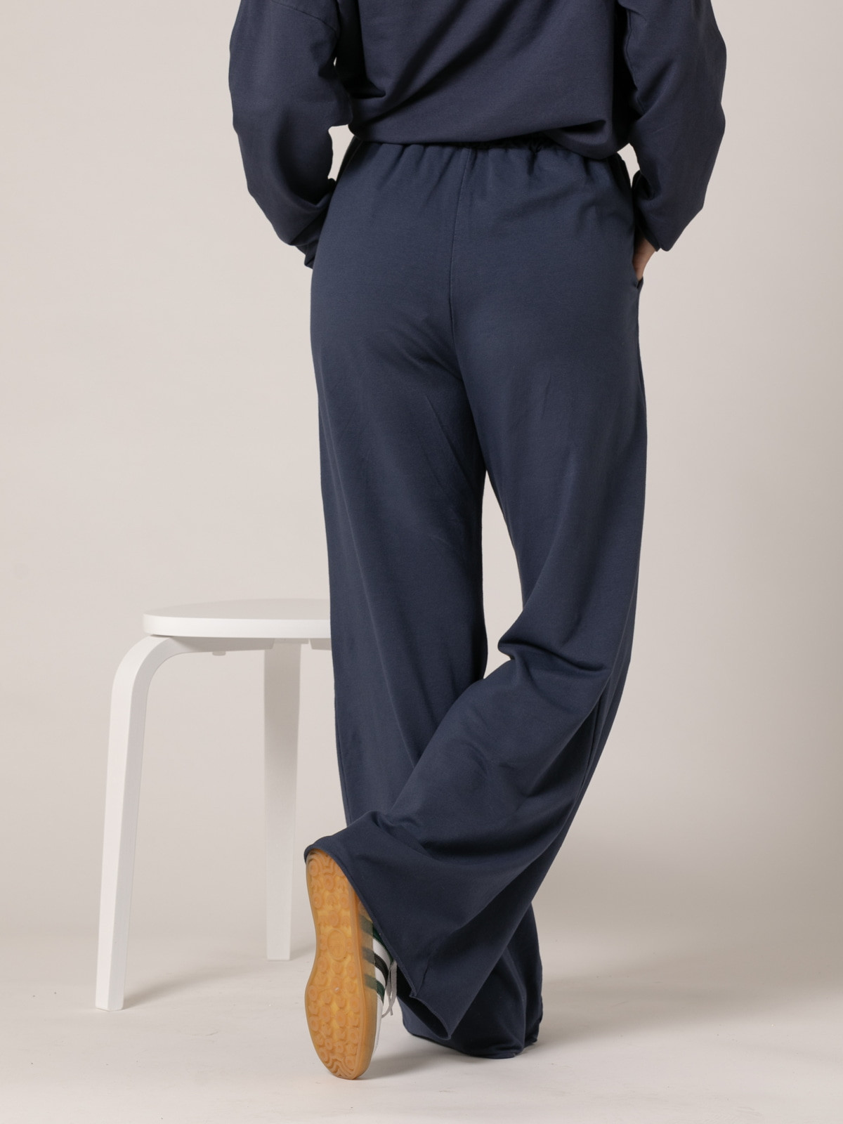 Woman Confy 100% cotton pants  Blue Navycolour