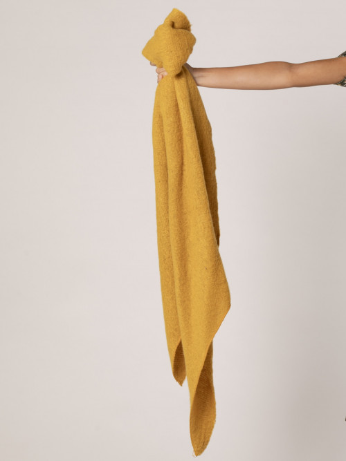 Woman Super soft oversized scarf  Ochercolour