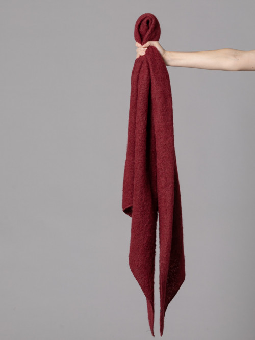 Super soft oversized scarf Bordeaux colour