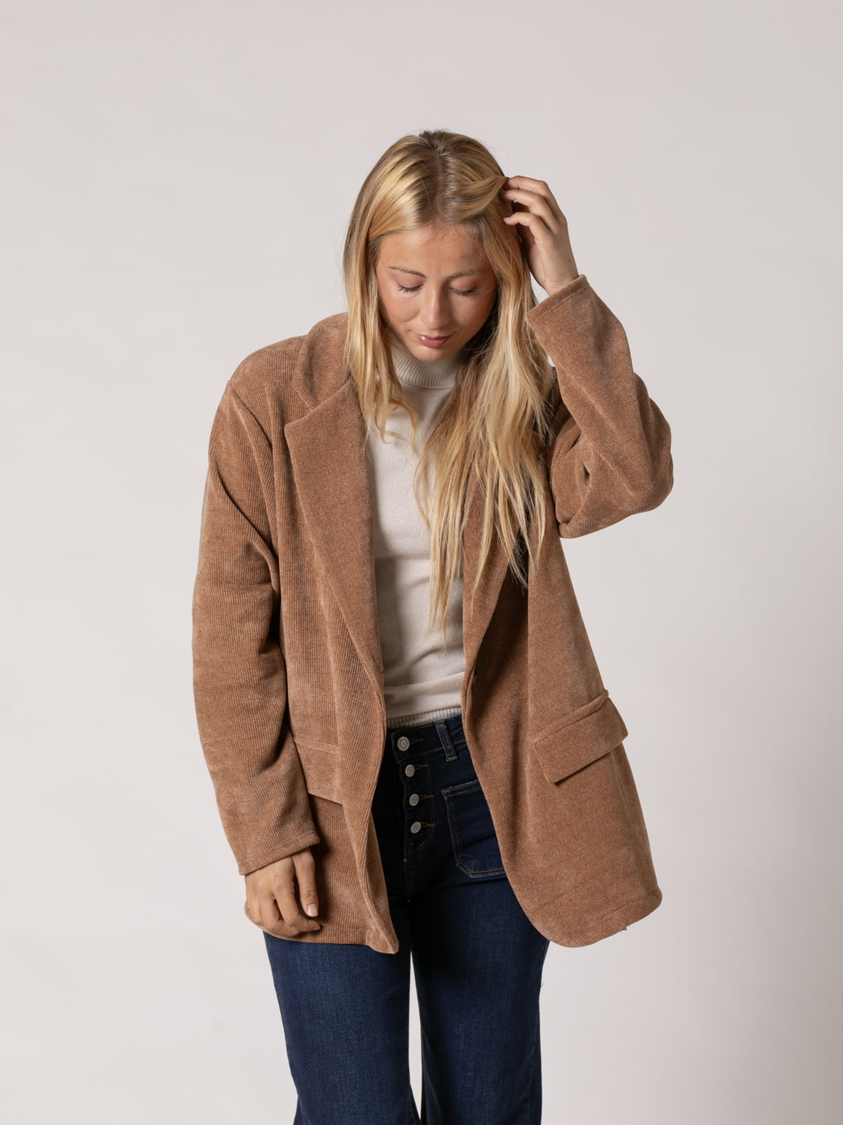 Comfy oversized blazer  Camel colour