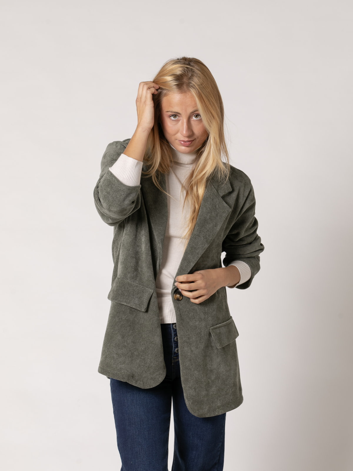 Comfy oversized blazer  Khaki colour