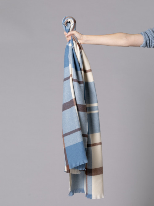 British checkered scarf  Blue colour