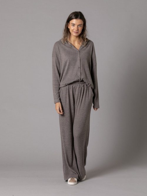 Soft comfy pants with pockets  Taupe colour