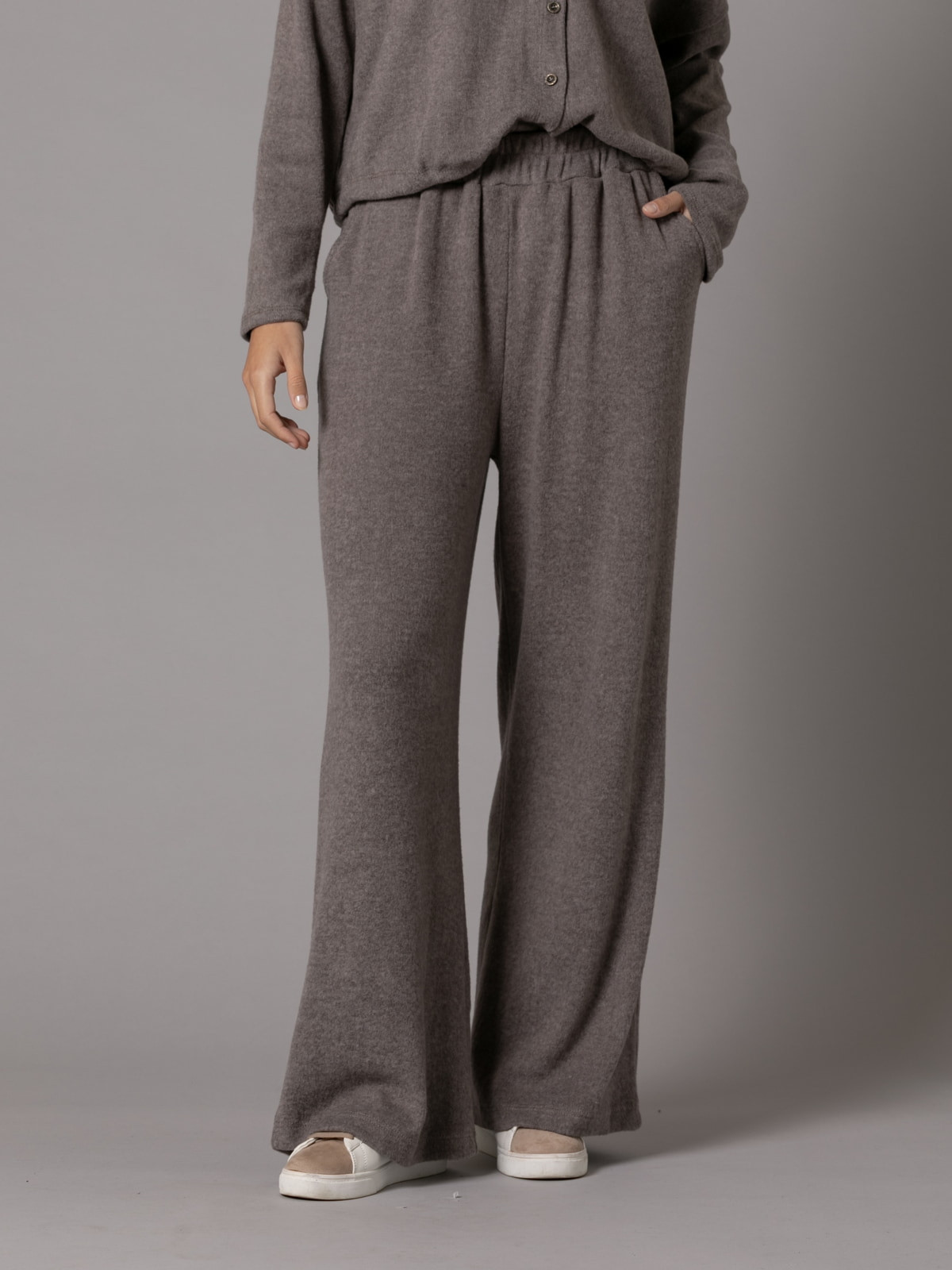 Soft comfy pants with pockets  Taupe colour