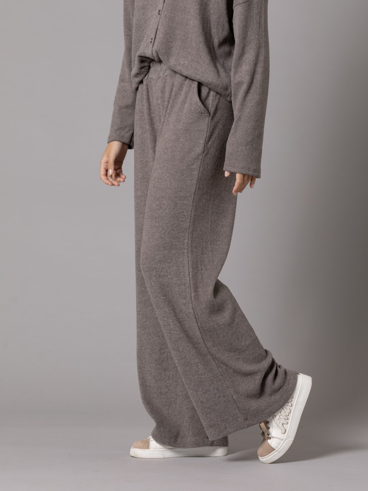 Soft comfy pants with pockets  Taupe colour