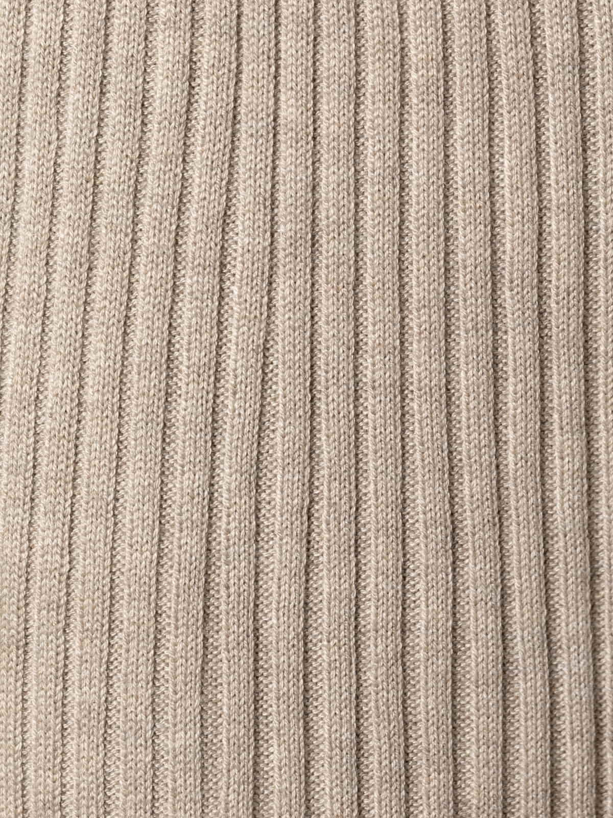 Pantalón de punto canalé soft color Taupe