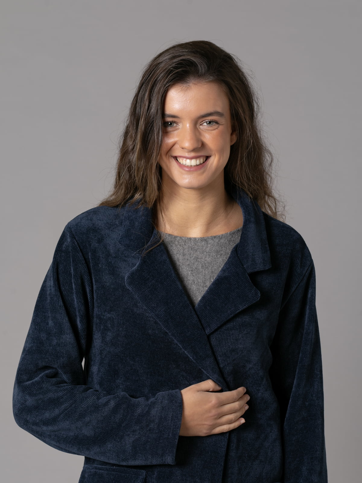 Blasier oversize comfy color Azul Marino