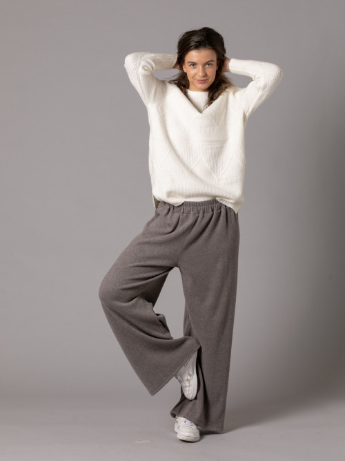 Pantalón soft comfy color Taupe