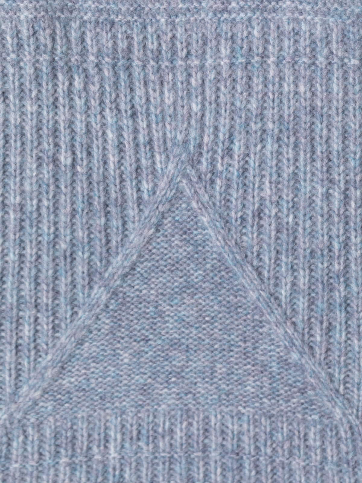 Ribbed sweater with spider drawing  Blue colour